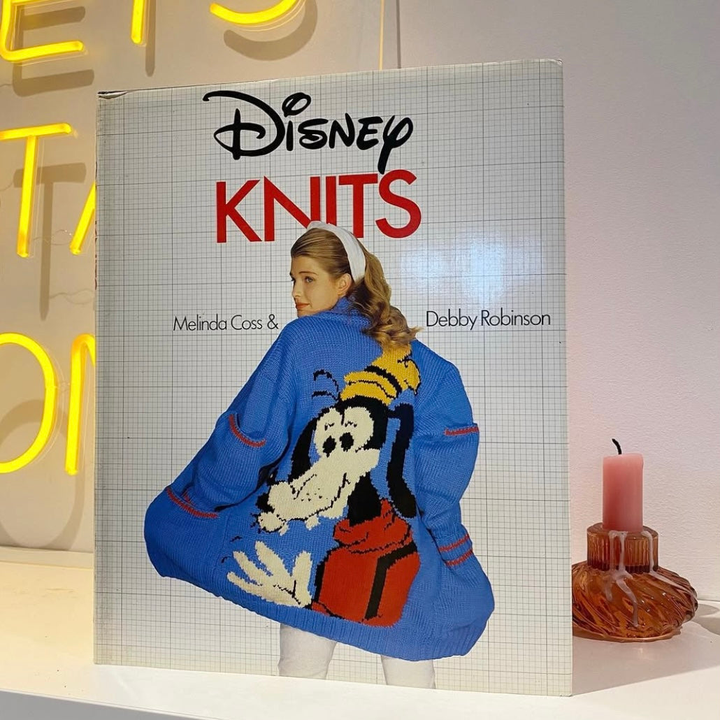 Vintage 1988 Disney knit book