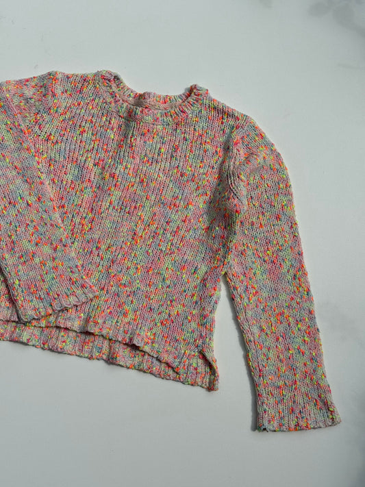 Vintage Confetti knitted jumper. Size size imo 4-5 years
