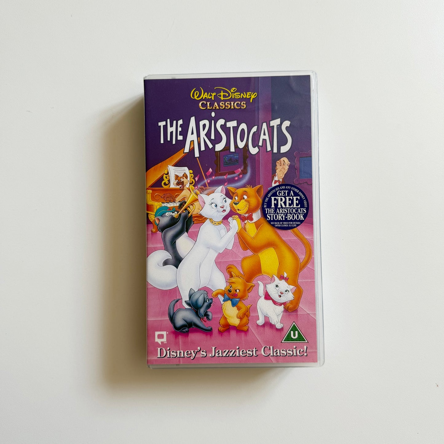 Vintage Disney aristocats vhs tape