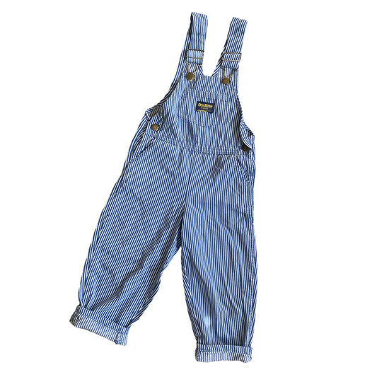 Vintage pinstripe classic dungarees size 4T