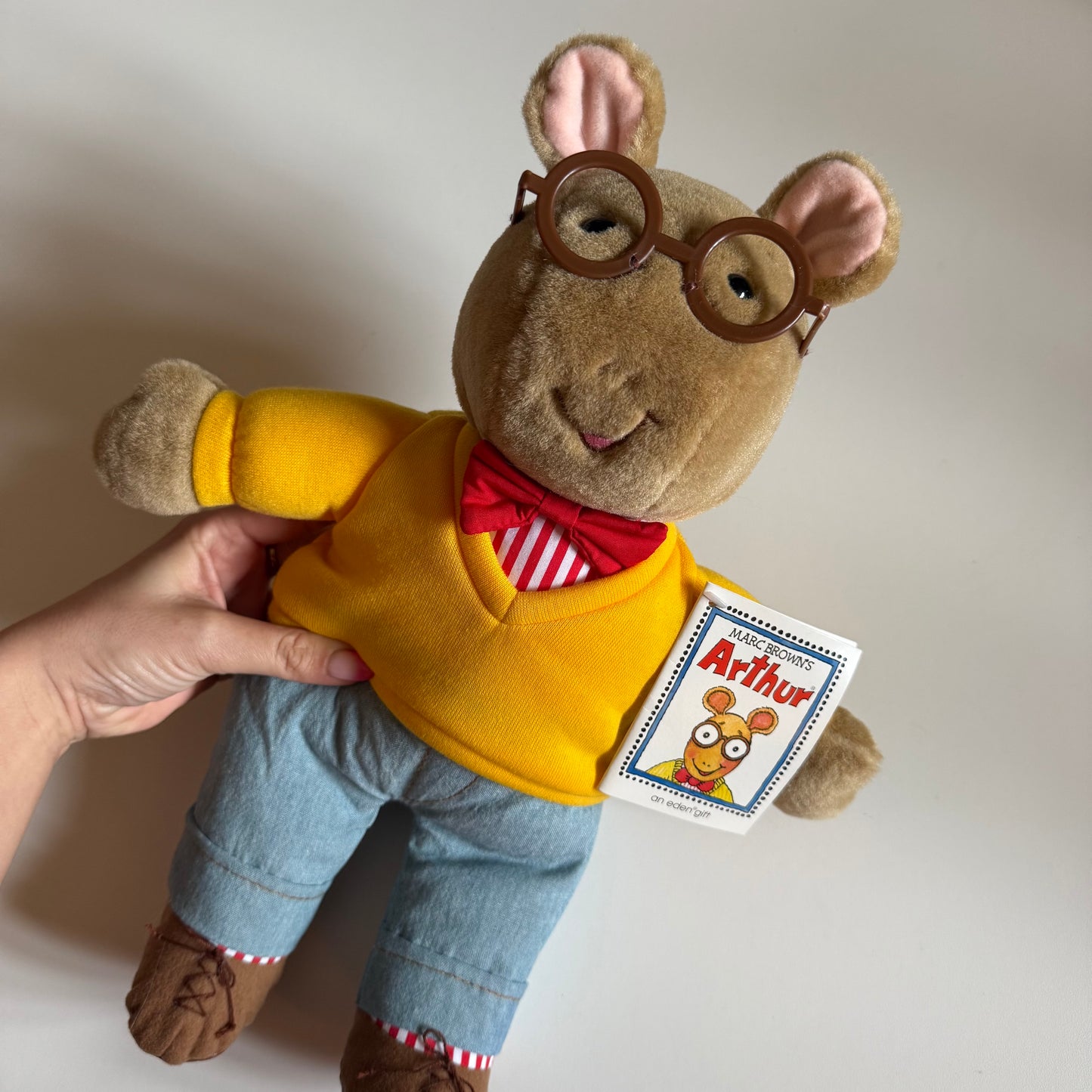 Vintage marc brown 1996 arthur plush teddy. Still has tag!