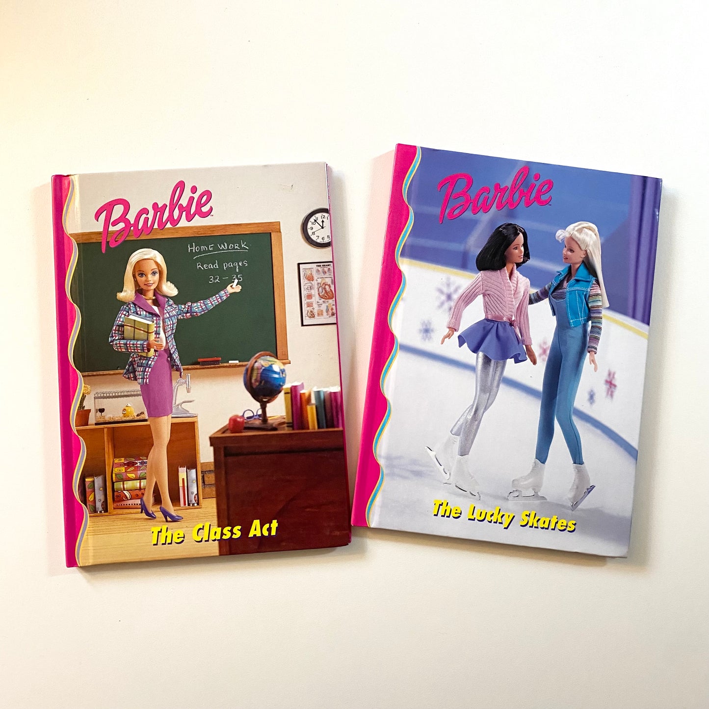 Vintage 1998 set of two barbie books