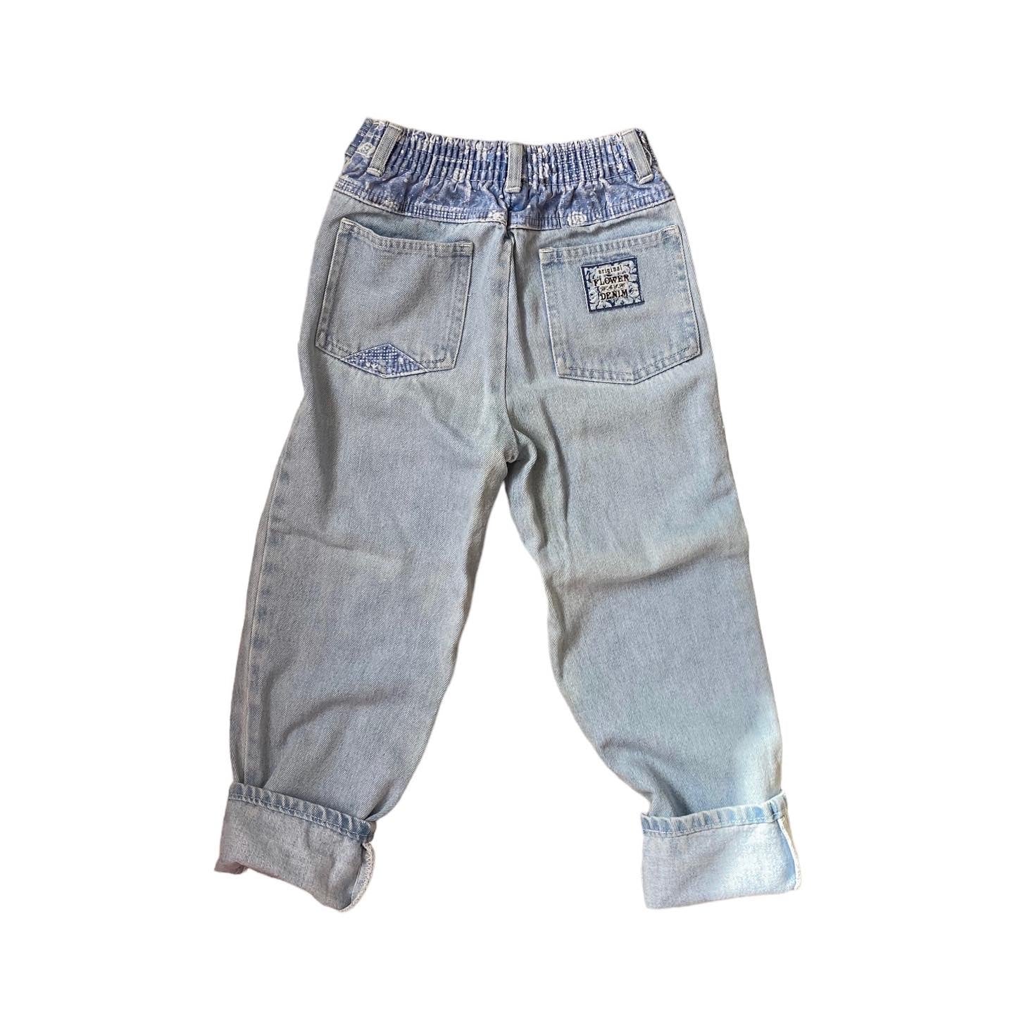 Vintage pale wash vintage jeans 4-5years