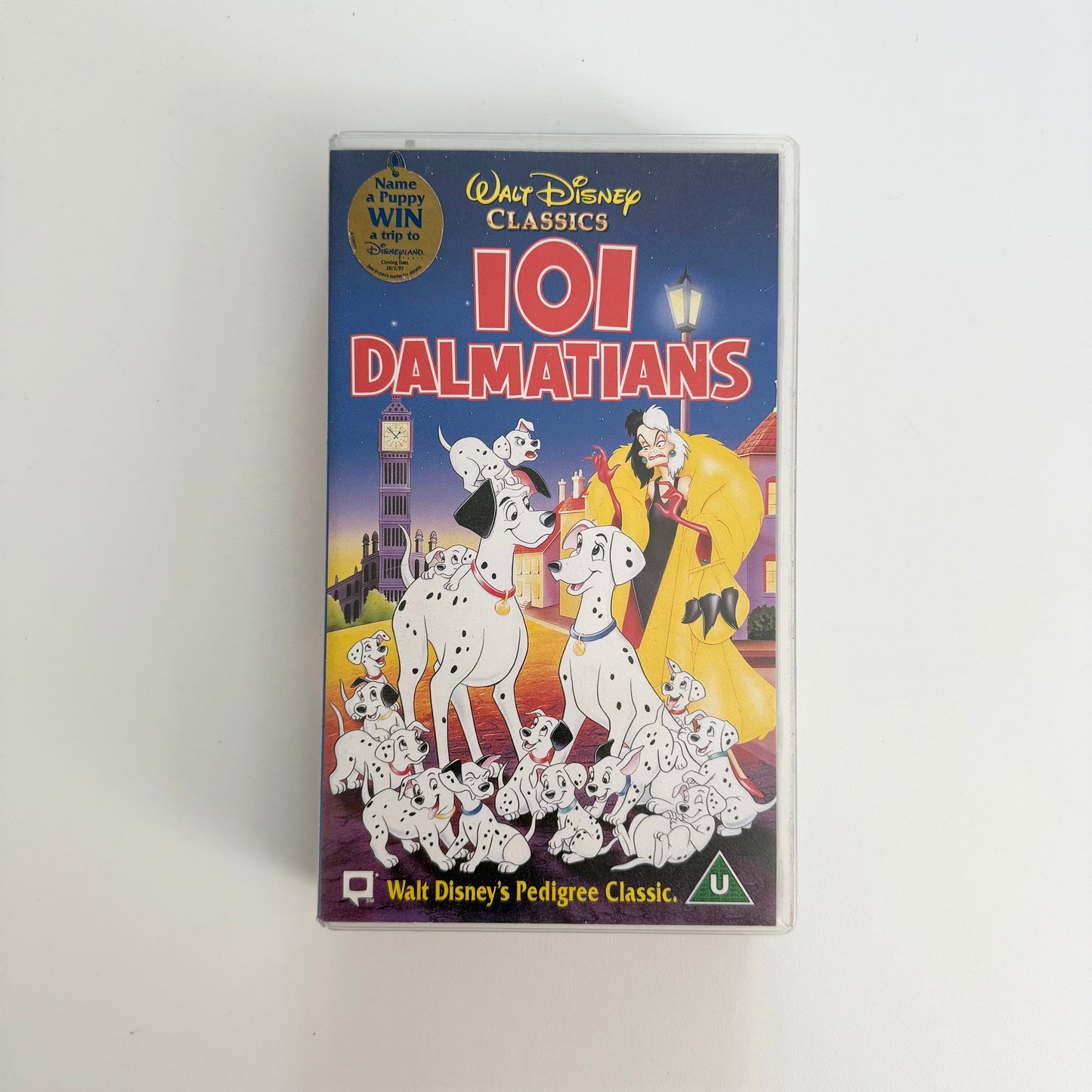 Vintage Disney 101 dalmation vhs tape