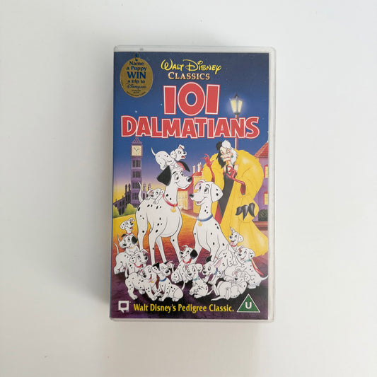 Vintage Disney 101 dalmation vhs tape
