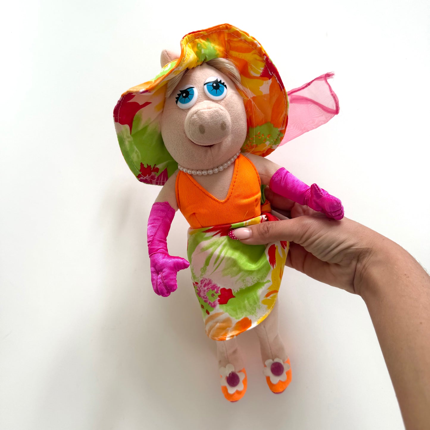 Vintage miss piggy soft toy plush