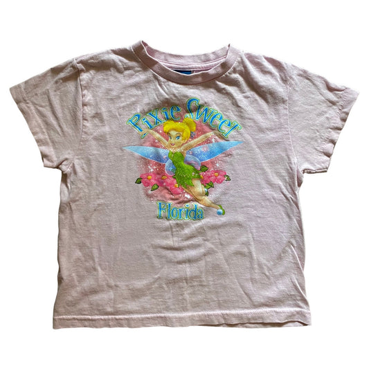 Vintage Disney tinker bell pink tshirt - imo 5-6 years