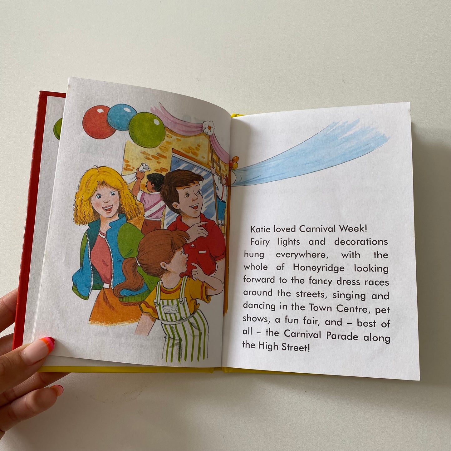 Vintage 1992 Katie and the carnival book