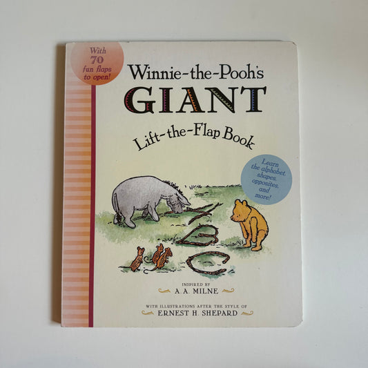 Vintage Winnie the Pooh lift the flap book.