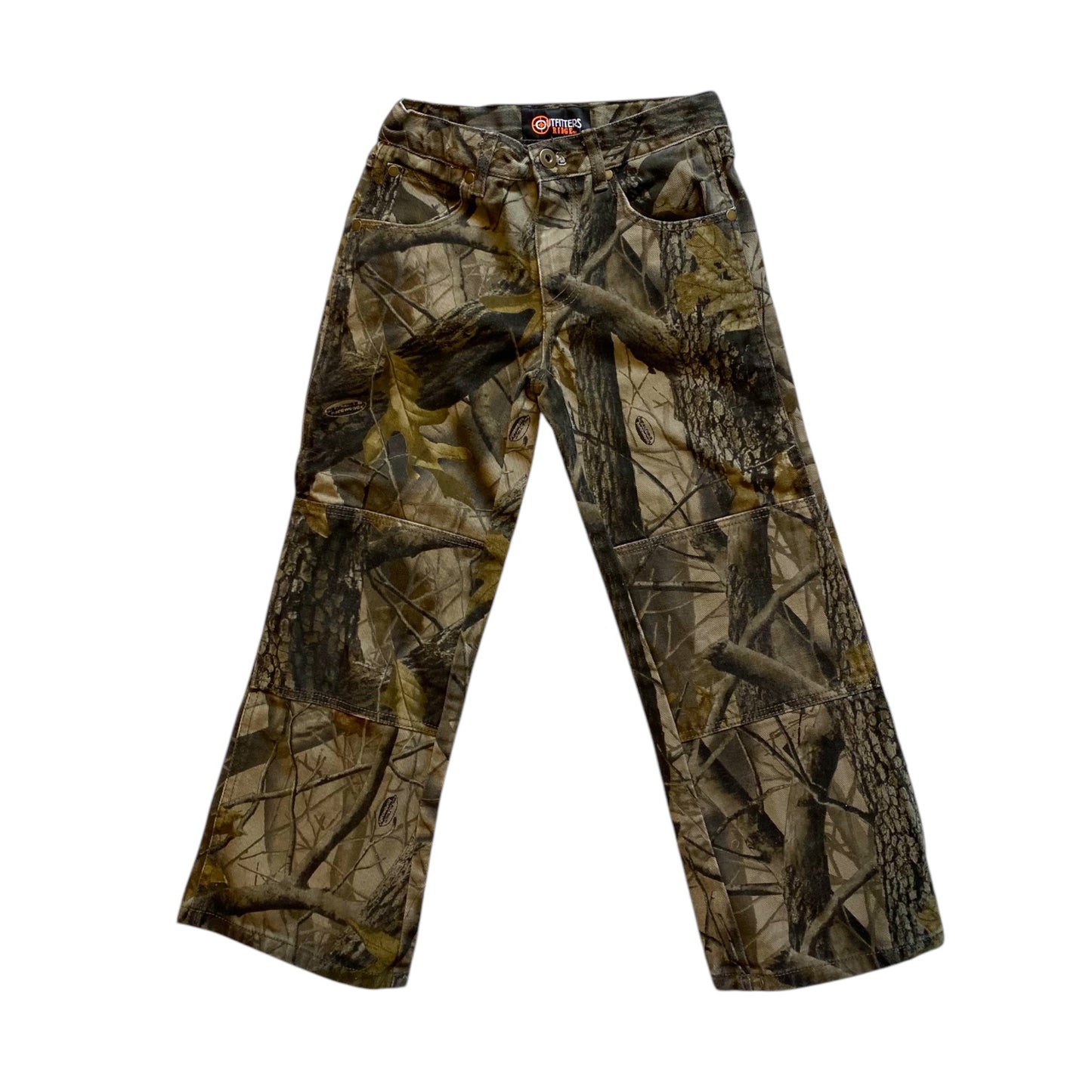 Vintage real tree camouflage jeans. Size 8 years
