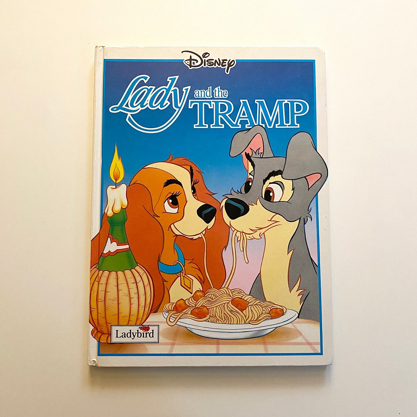 Vintage 1993 lady and the tramp a4 book.