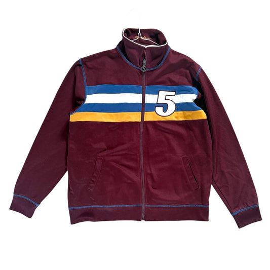 Vintage Y2K ‘road roll’ sporty zip track jacket. Size M