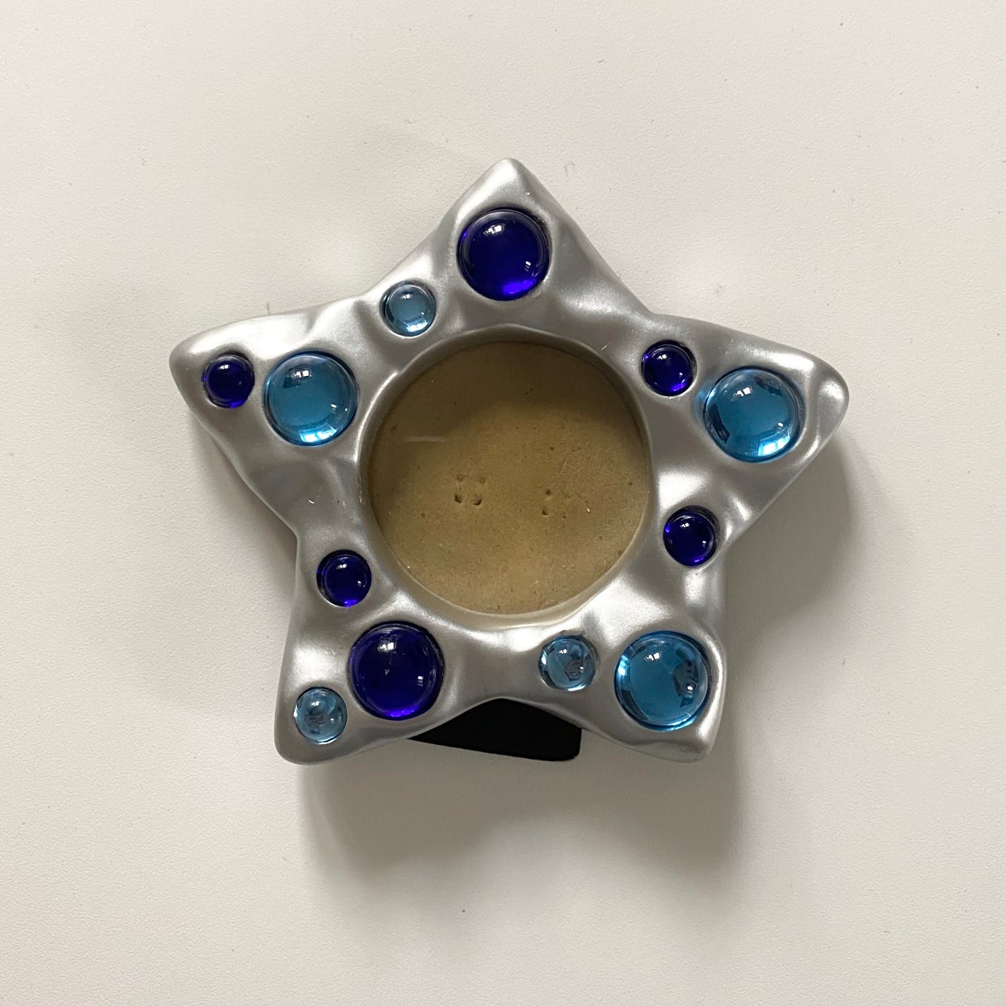 90’s vintage star silver & gem photo frame