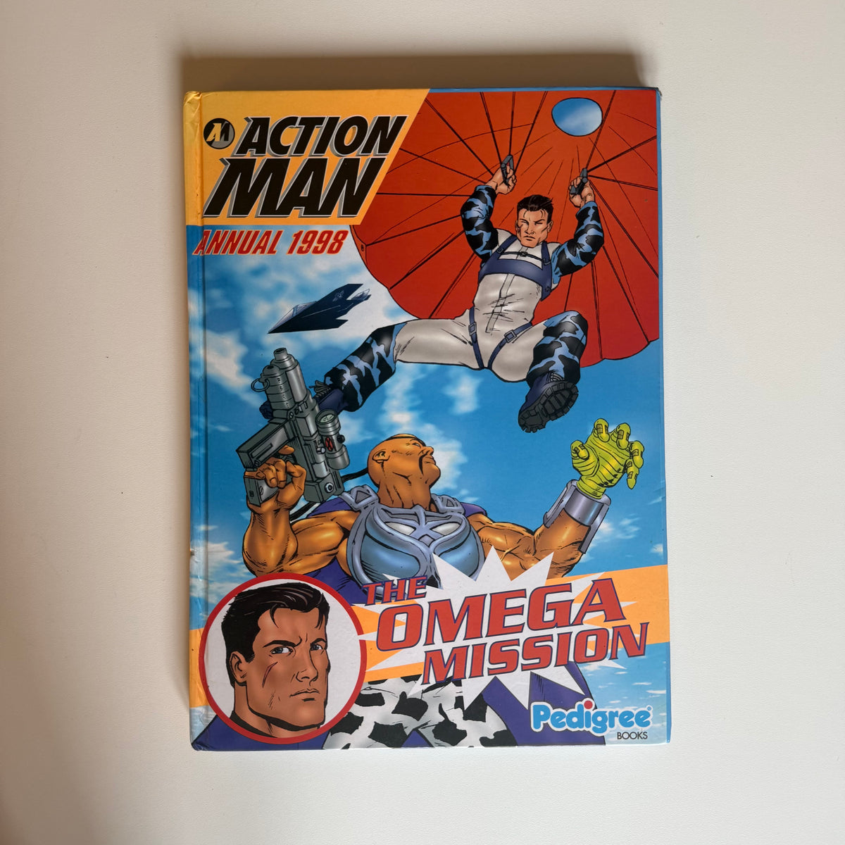 Vintage 1998 action man a4 book