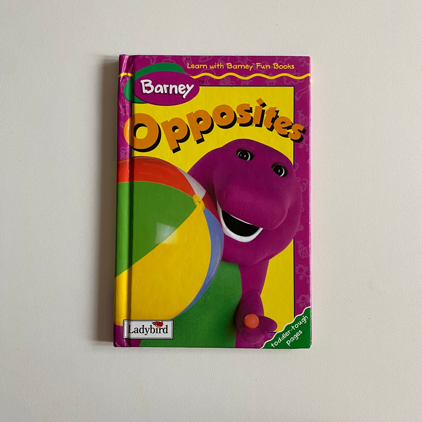 Vintage 1997 ladybird Barney book