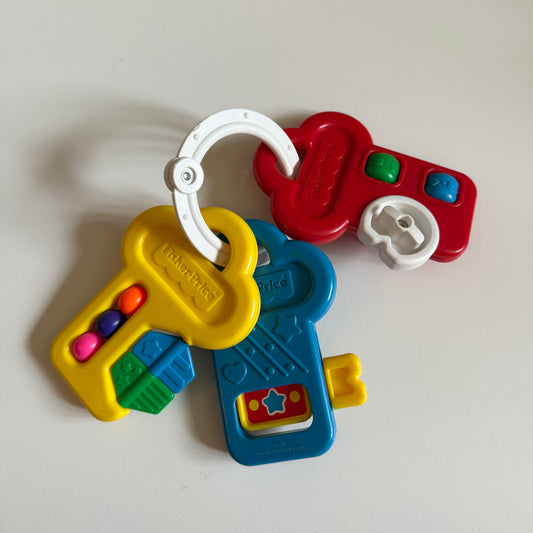 vintage fisherprice toy keys.
