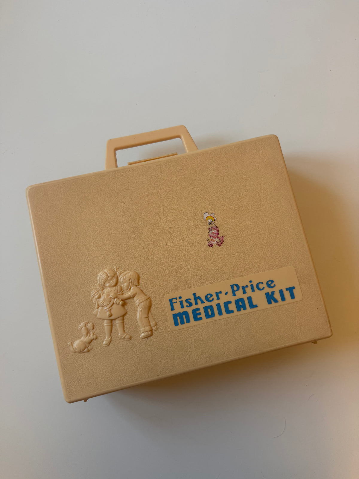 Vintage 1977 fisherprice medical kit. One piece missing!