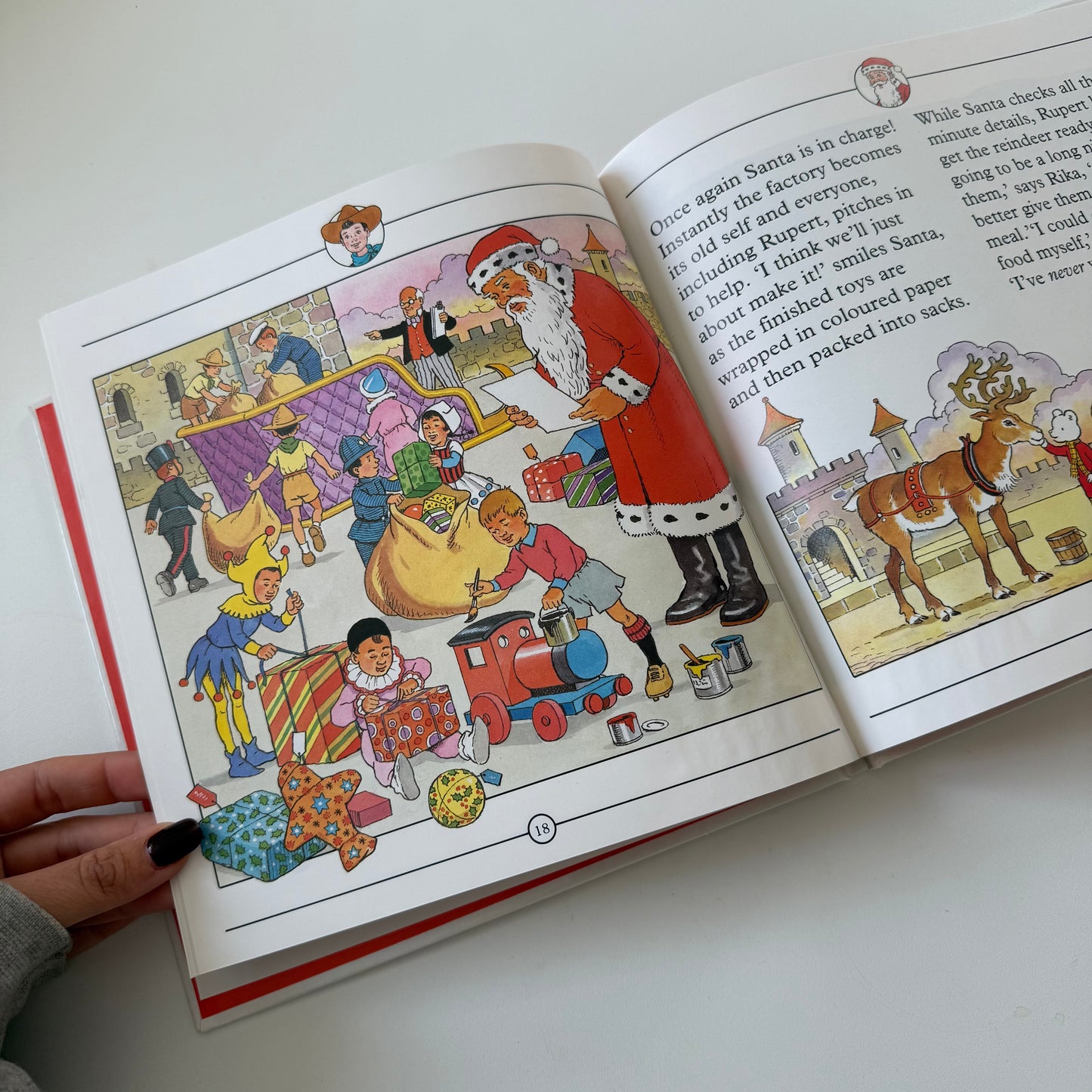 Vintage 1991 Rupert hardback book