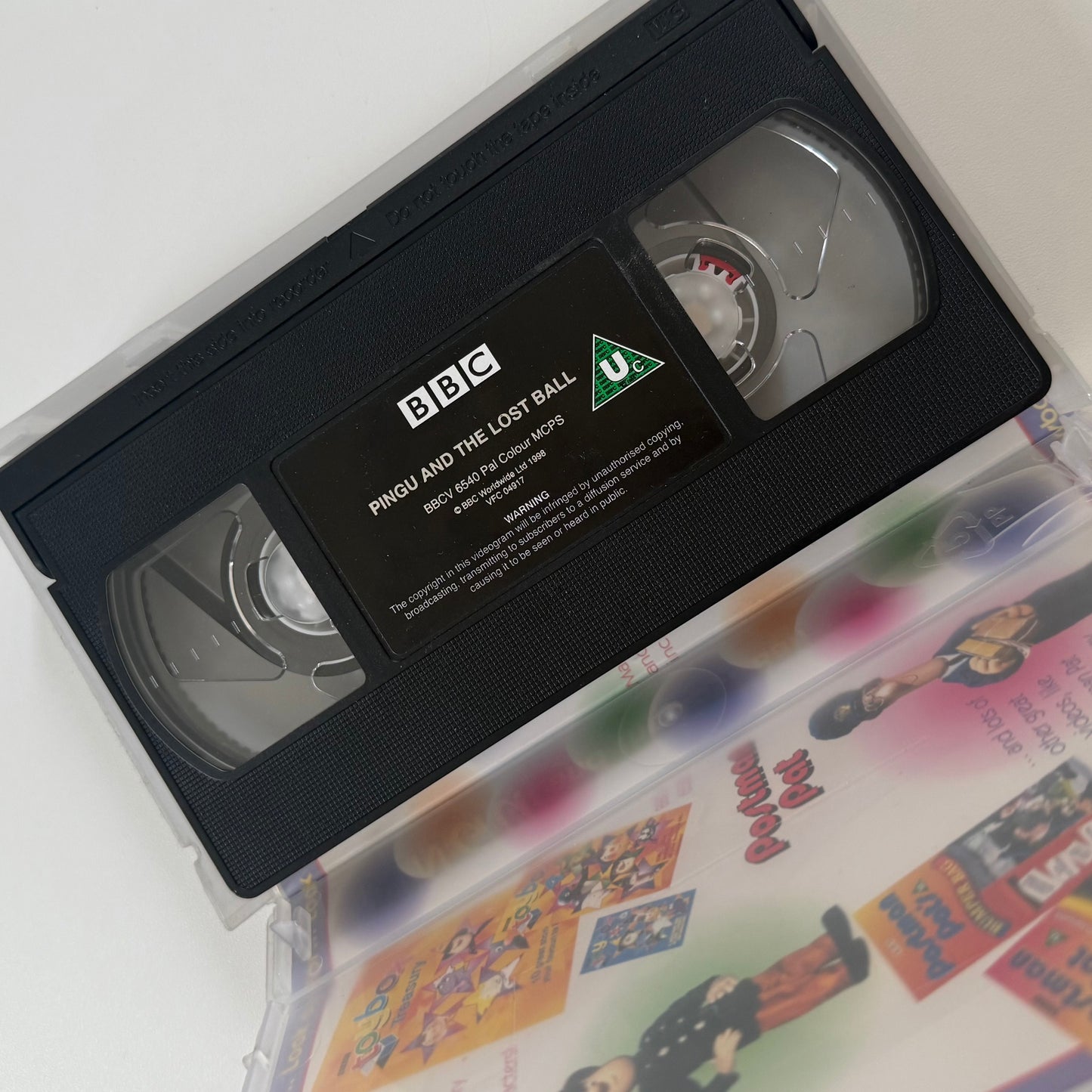 Vintage 1998 pingu vhs tape