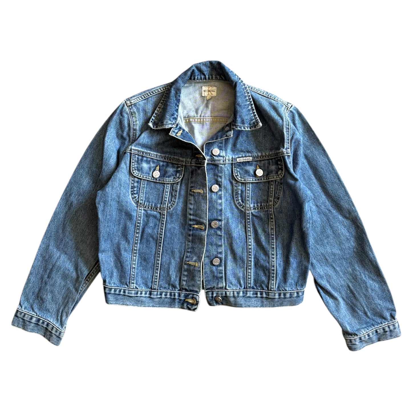 Vintage 90’s Calvin Klein denim jacket. Size S