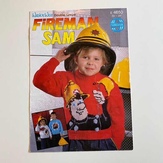 Fireman Sam knitting pattern