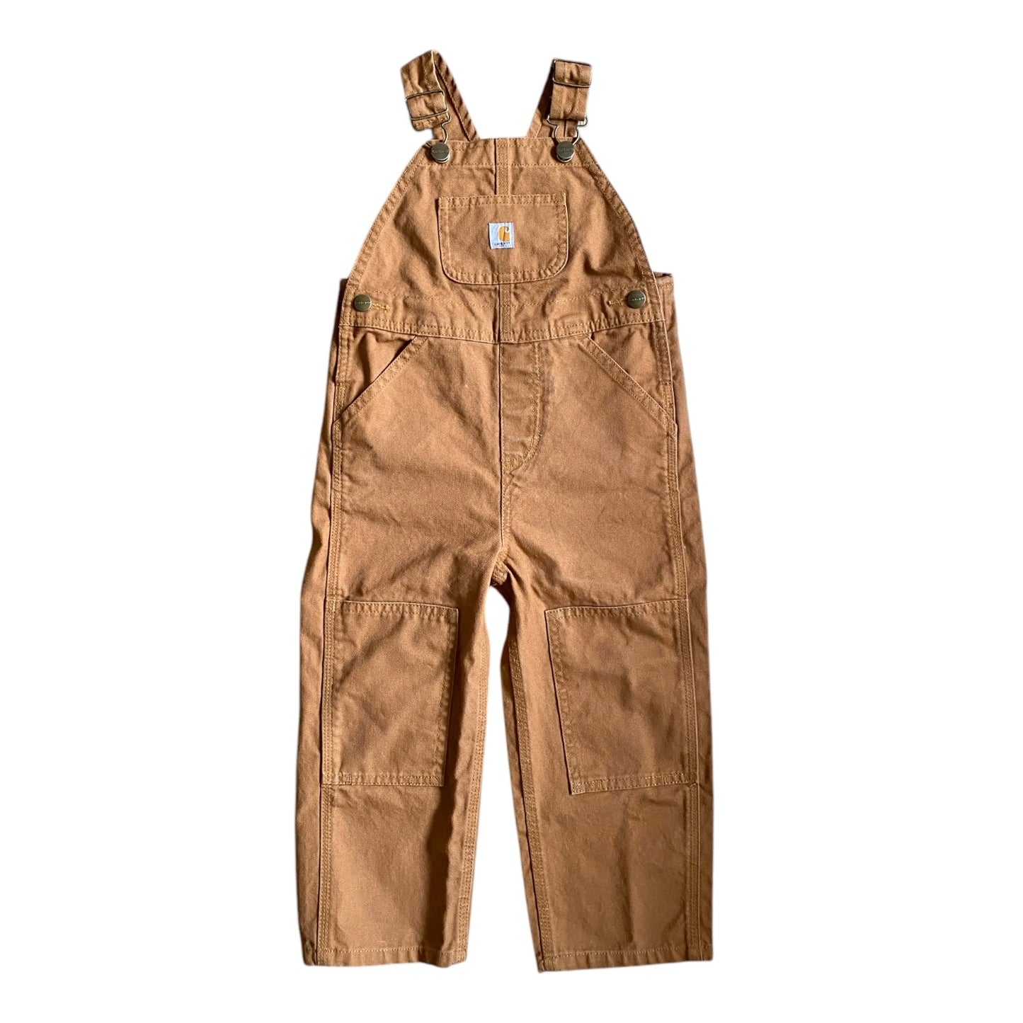 Carhartt canvas dungarees. Size 3T