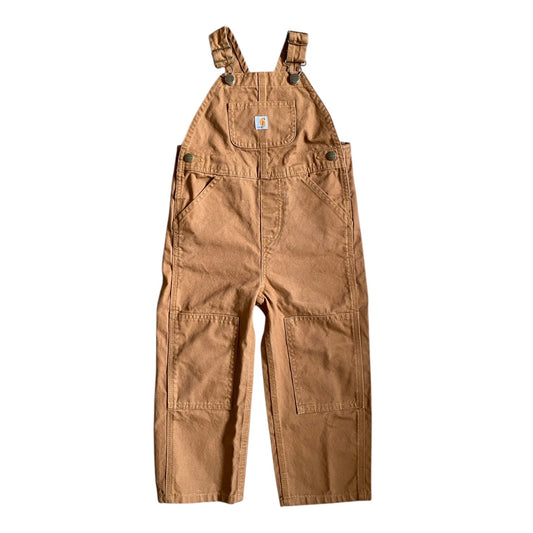 Carhartt canvas dungarees. Size 3T