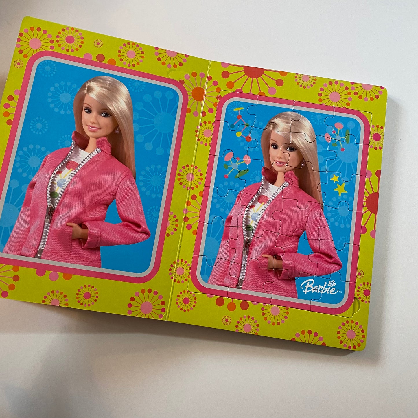 Vintage 2005 barbie a4 puzzle book