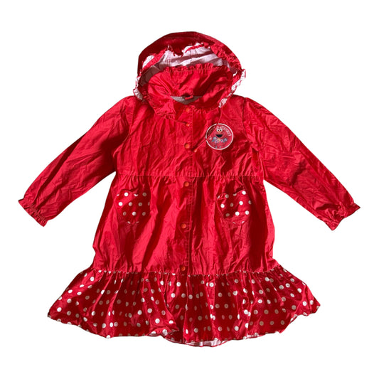 Vintage Sesame Street waterproof long lined coat. Size 6-7 years