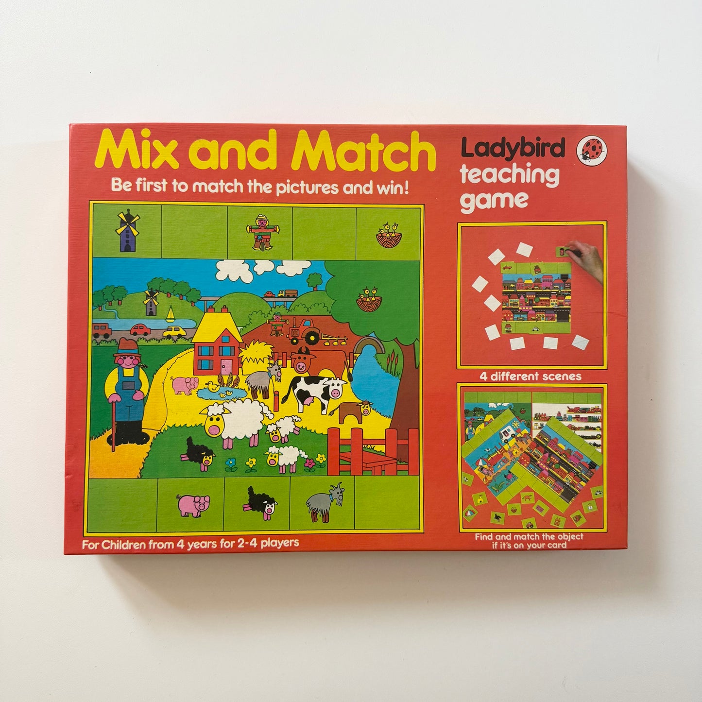 Vintage 1984 ladybird mix and match game