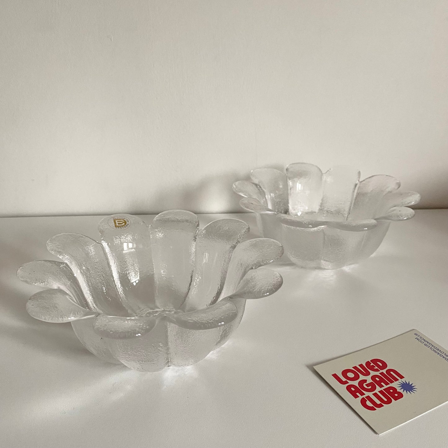 Vintage darlington daisy glass bowls