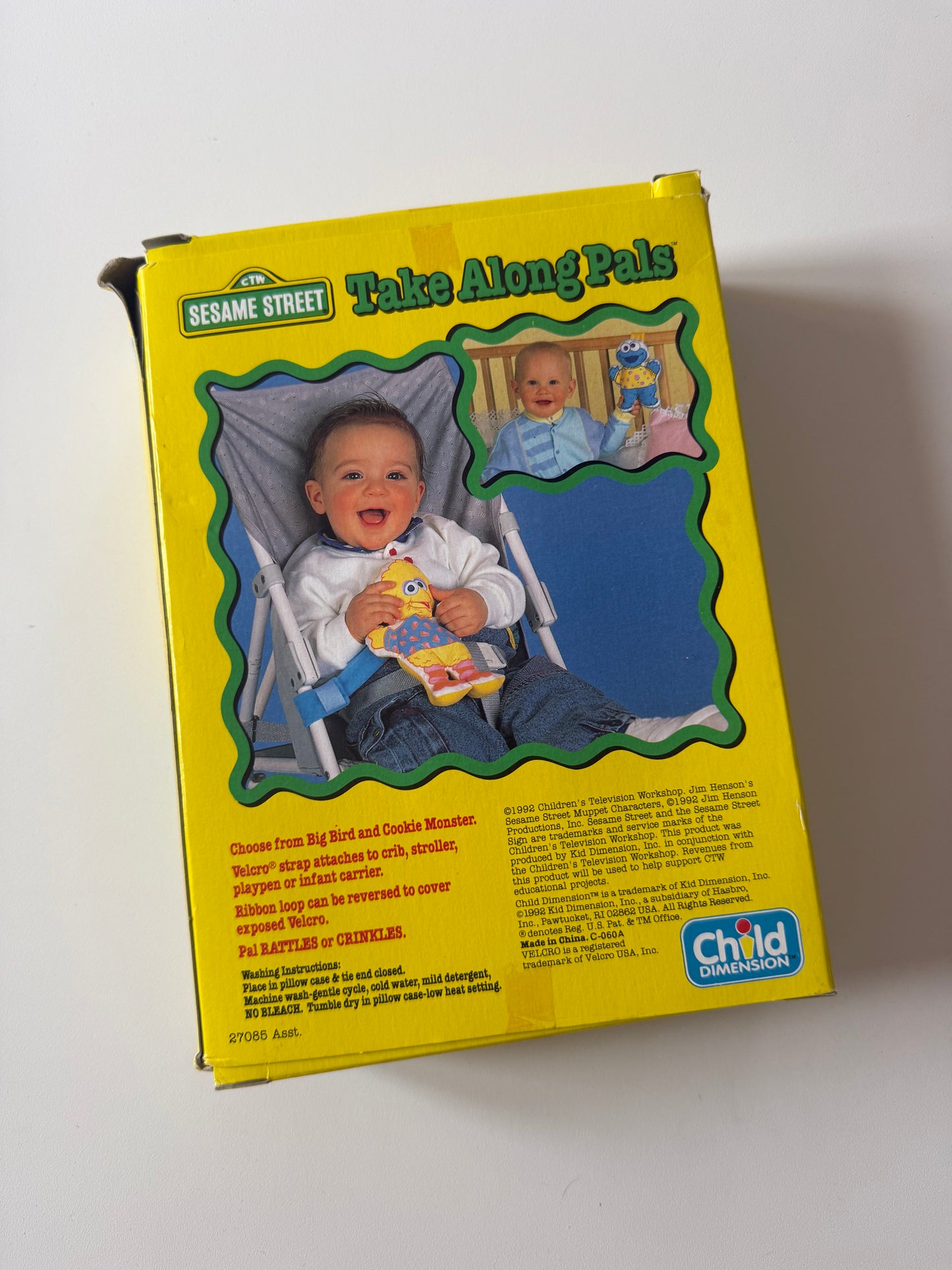 Vintage 1992 Sesame Street ‘take along pals’ toy