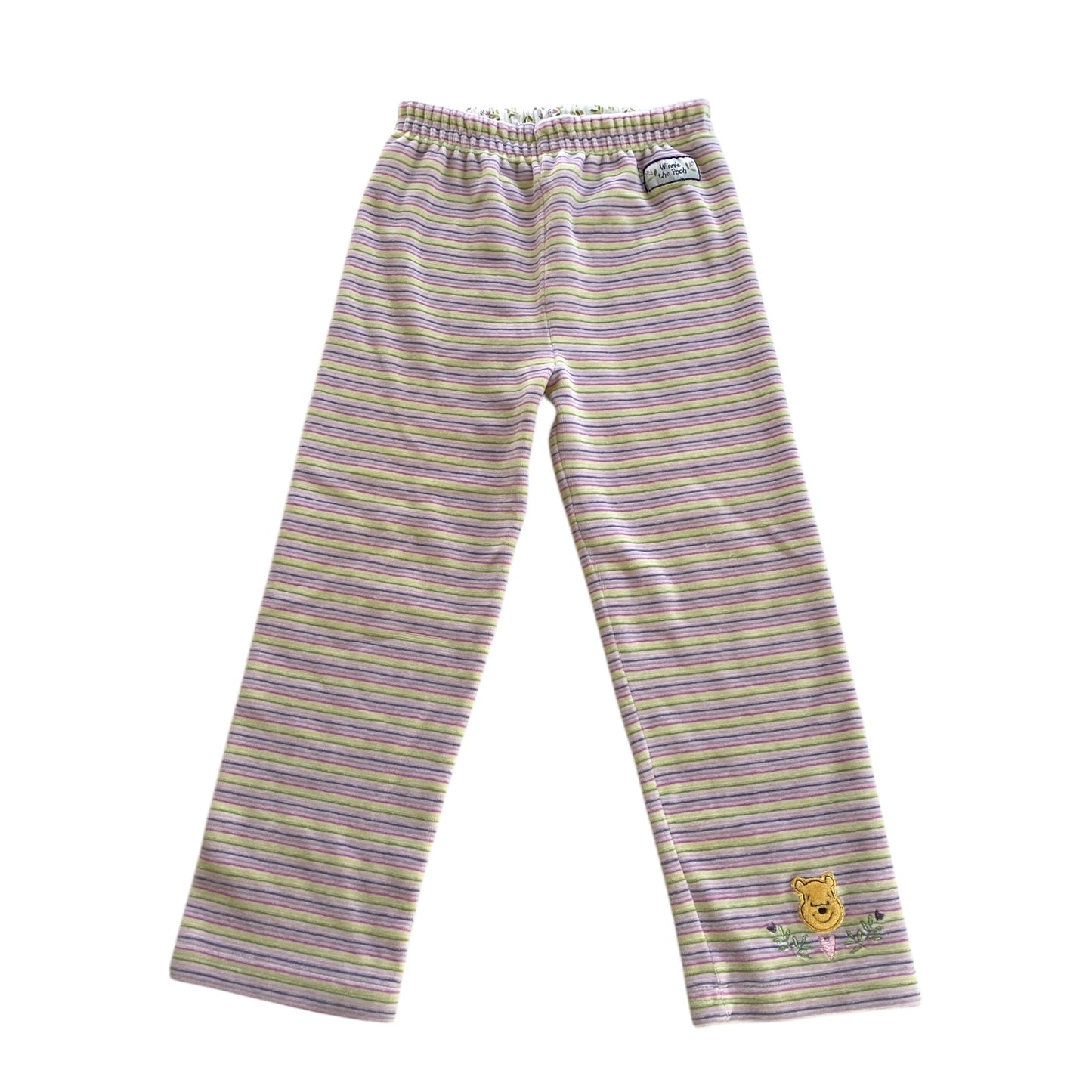 Vintage H&M Winnie the Pooh velour leggings/ trousers. Size 4 years