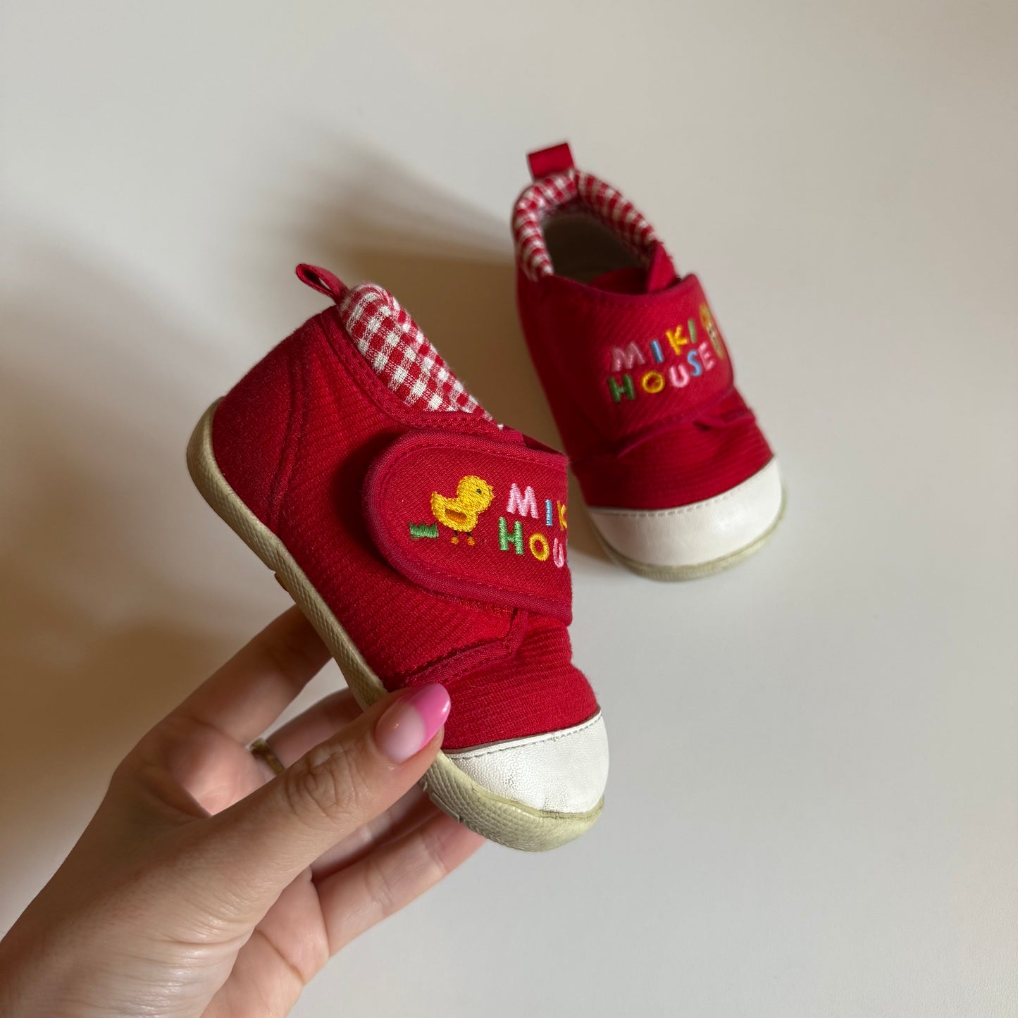Vintage japanese mikihouse baby shoes. Size 120