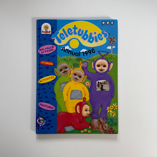 Vintage 1988 teletubbies annual. A few pages have drawings