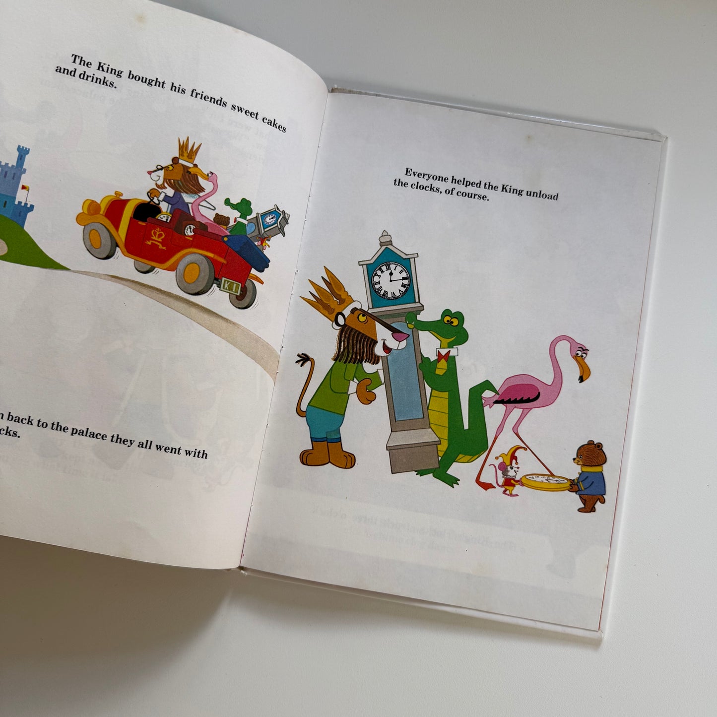 Vintage telling the time book
