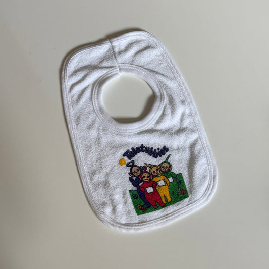 Vintage Teletubbies Terry bib. Size 6-12 months