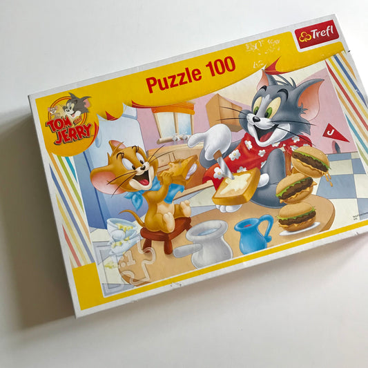 Vintage Tom and Jerry 100 piece puzzle