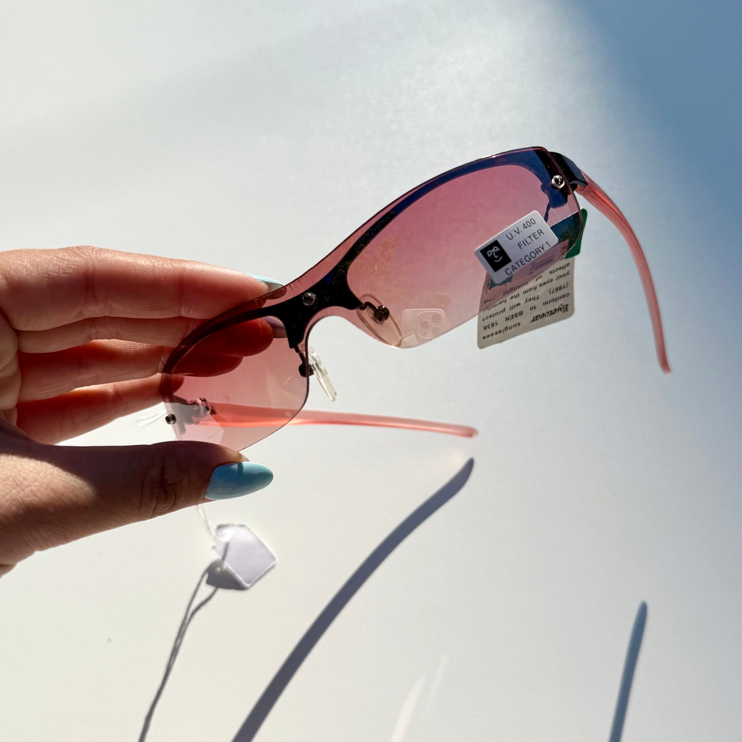 Vintage pink Y2K sunglasses