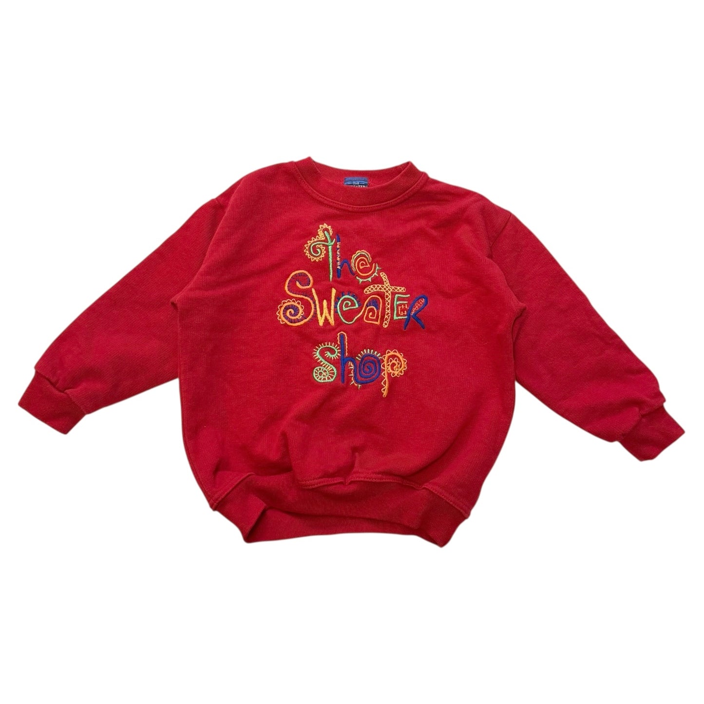 The sweater shop sweatshirt. Size imo 3-4 years