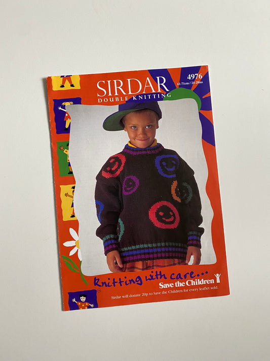 Smiley face knitting pattern