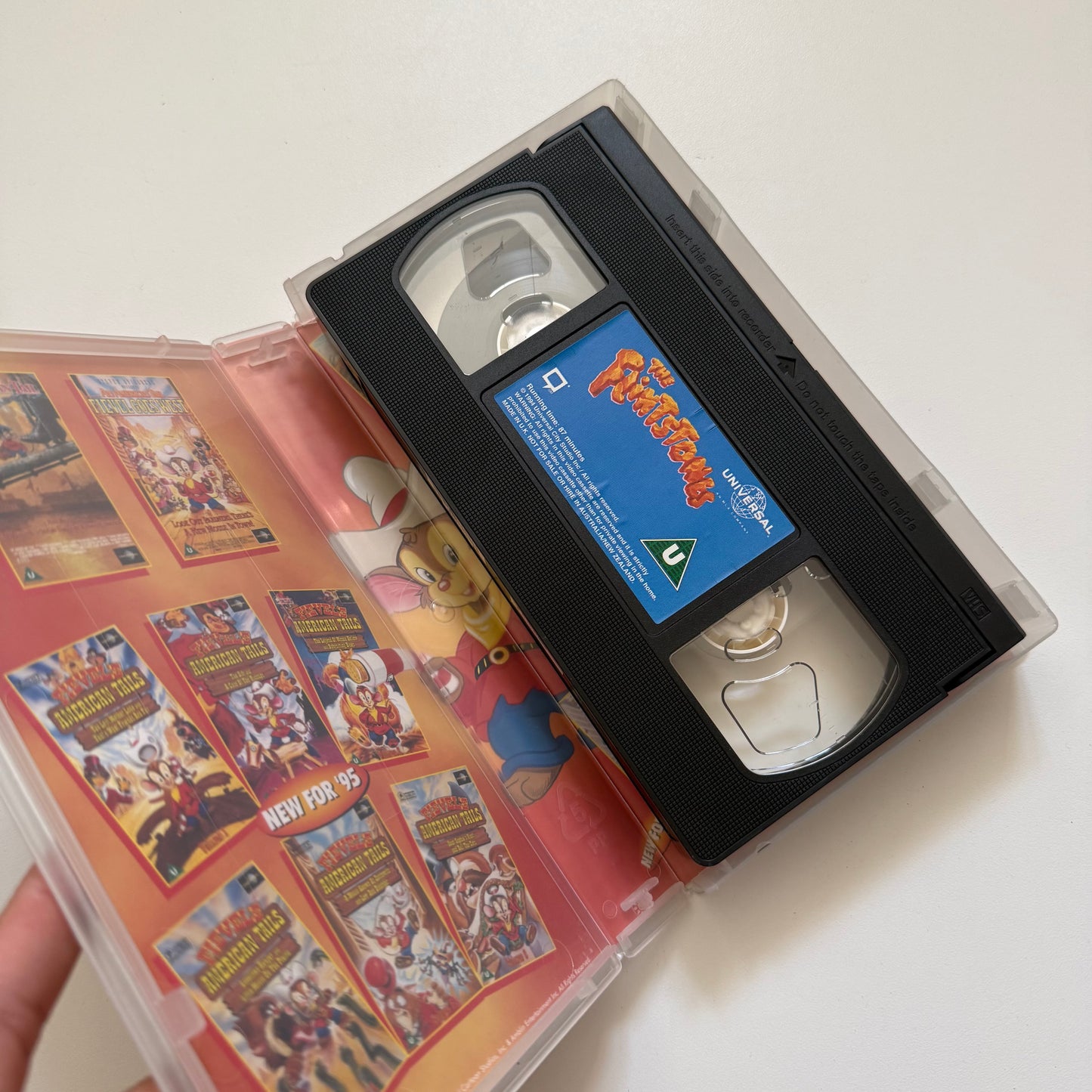 Vintage 1994 the flintstones vhs tape