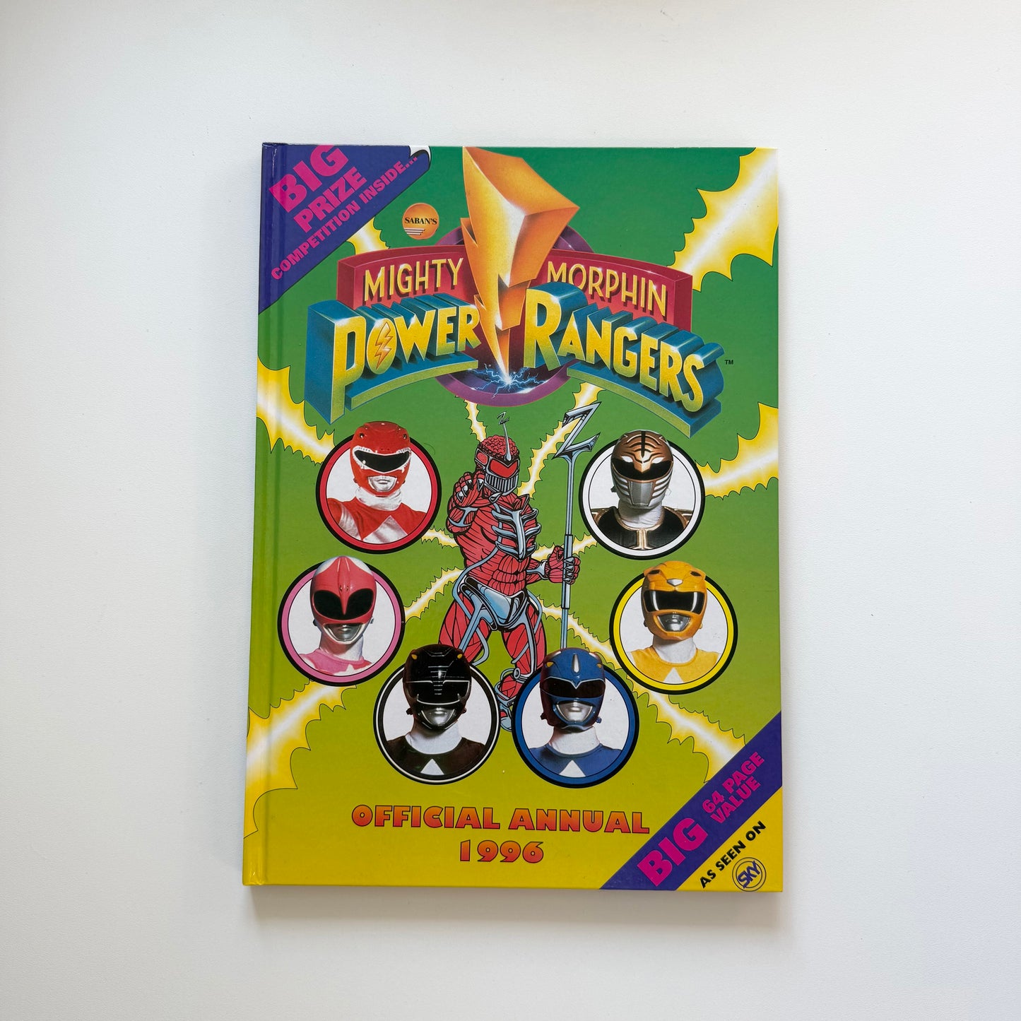 Vintage 1996 power rangers a4 annual