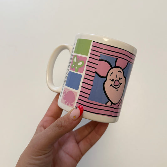 Vintage piglet ceramic mug
