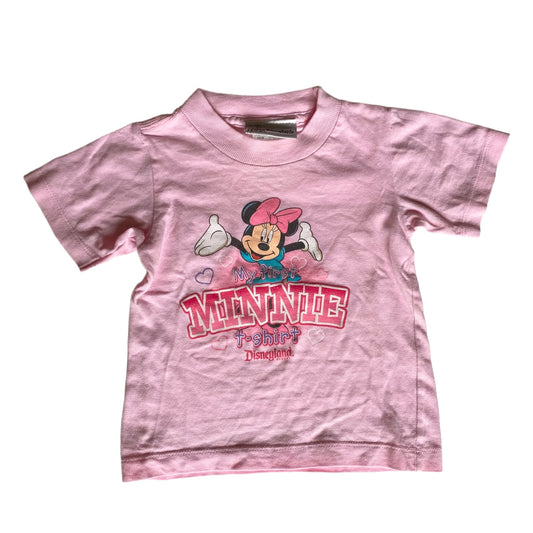 Vintage Minnie Mouse pink tshirt . Age 12-18 months