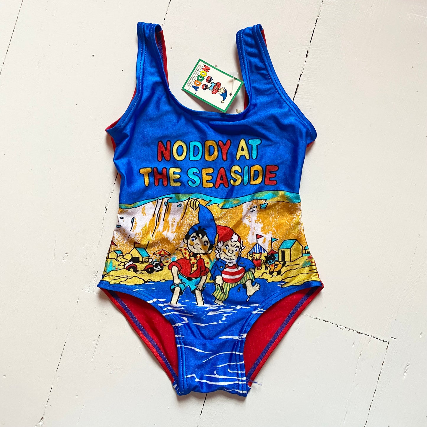 Vintage Noddy swimsuit age 2-3 years BNWT