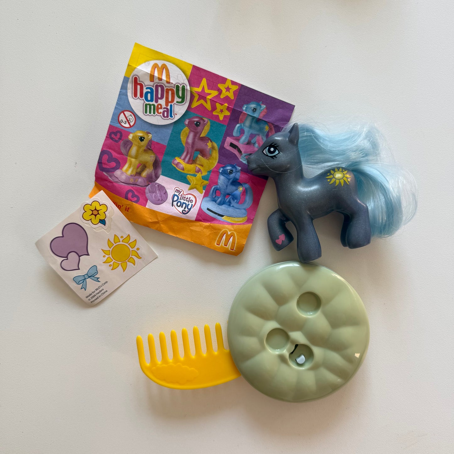 Vintage 2004 McDonald’s my little pony toy.