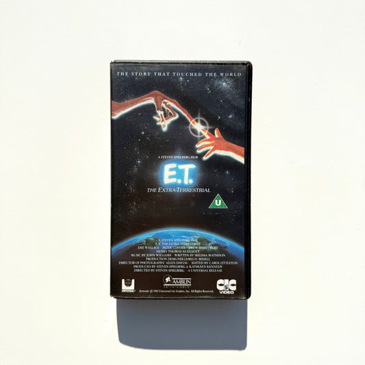 Vintage 1982 E.T vhs tape