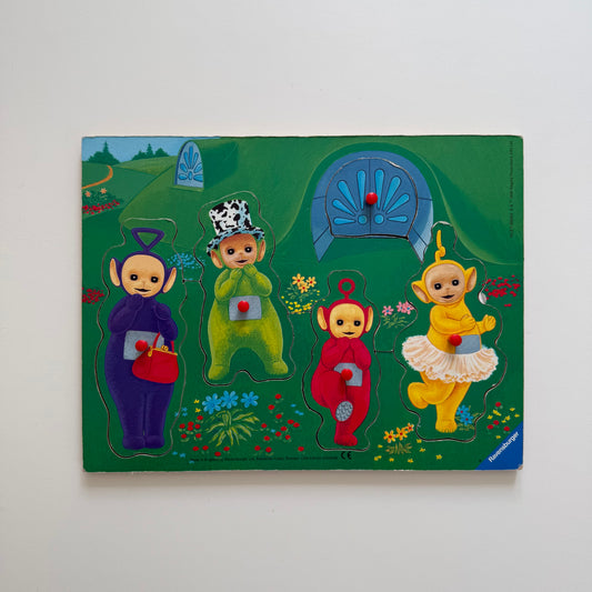 Vintage 1996 teletubbies wooden puzzle