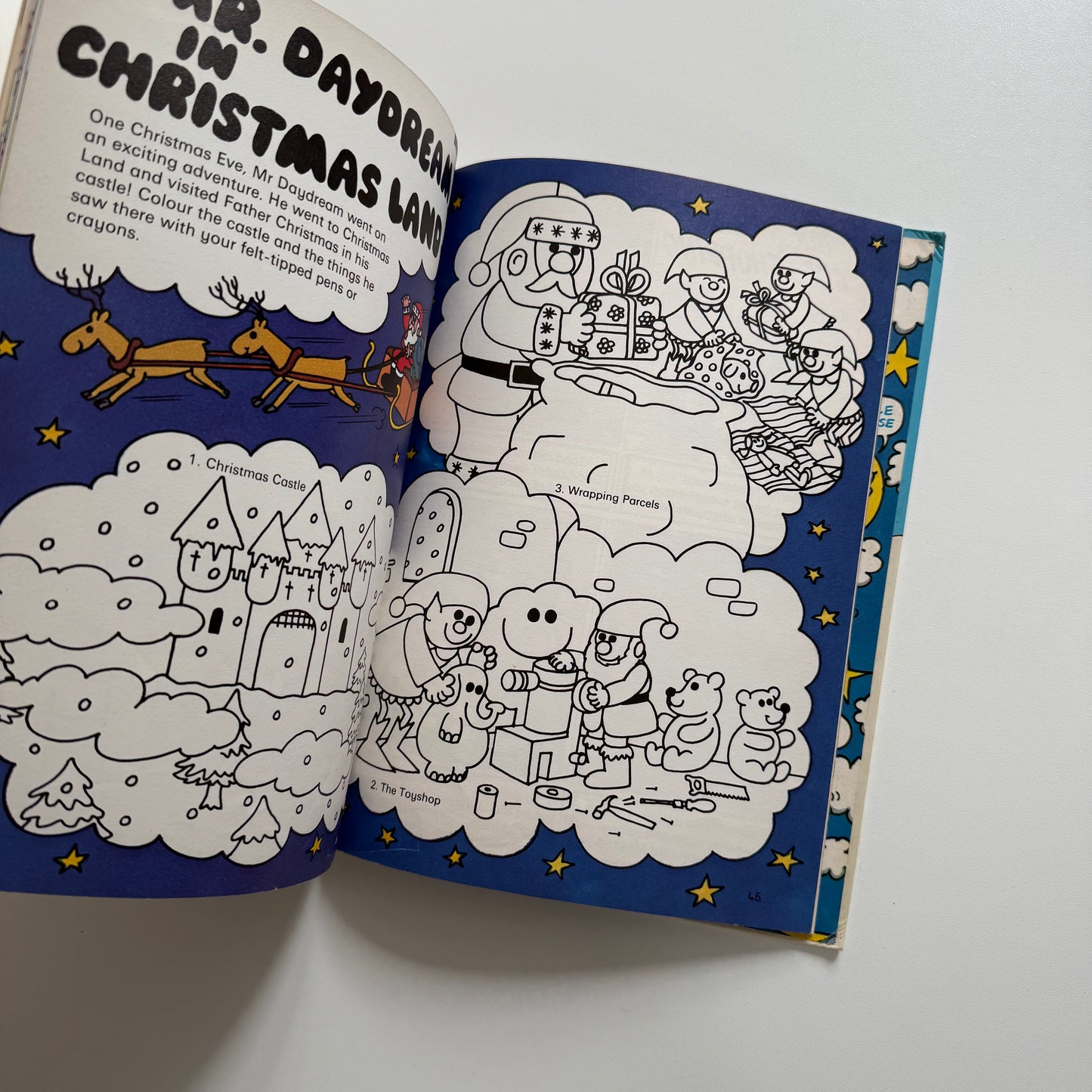 Vintage mr men annual. Has a few pages with writing in.